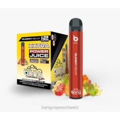 4X0J17 Bang Vape XXL 2000 Züge - Bang Vape Zürich Gummibär