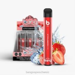 4X0J34 Bang Vape XL Einweg - vape Bang box nicotine Erdbeereis