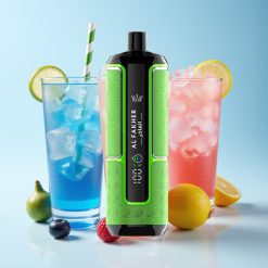 Al Fakher Crown Bar 15K Hypermax Einweg-Vape Kit Blaue Himbeere Limonade 22ml 600mAh Schweiz großhandel