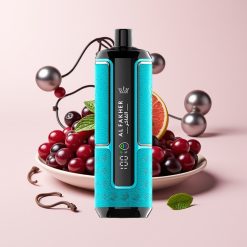 Al Fakher Crown Bar 15K Hypermax Einweg-Vape Kit Schwarzbeere Minze – 22ml, 600mAh, Type-C, Schweiz Großhandel