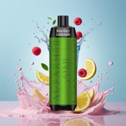Al Fakher Crown Bar 8000 Crystal Einweg-Vape Blau-Razz Zitronenlimonade – 18ml, 5mg Nikotin, 8000 Züge, Schweiz Großhandel
