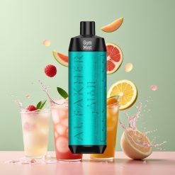 Al Fakher Crown Bar 8000 Crystal Einweg-Vape Minze (600mAh, 18ml, 8000 Züge) – Schweiz Großhandel