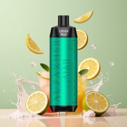 Al Fakher Crown Bar 8000 Crystal Einweg-Vape Zitrone Minze – 18ml, 5mg Nikotin, 8000 Züge, Schweiz Großhandel