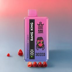 Bang King 30000 Puffs Einweg-Vape Erdbeer und Wassermelone Traube Eis - 30.000 Züge, 36ml, 550mAh, Schweiz großhandel