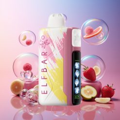 Elf Bar Ice King 40000 Puffs Einweg-Vape Kirsch-Strazz mit 20ml E-Liquid, 5% Nikotin, LCD Display, Schweiz Großhandel