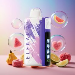 Elf Bar Ice King 40000 Puffs Einweg-Vape Sauer Fruchtgummi Schweiz Großhandel – 20ml, 5% Nikotin, LCD Display, Dual Airflow