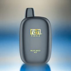 Flum Pebble 6000 Blue Razz Icy Schweiz Großhandel – 6000 Puffs, 10ml, 5% Nikotin, 500mAh, Mesh Coil, Typ-C Ladung