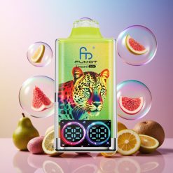 Fumot Leopard 40K Puffs Einweg-Vape Kiwi Passionsfrucht Guave, 0-5% Nikotin, 700mAh Akku, Dual Mesh, Type-C Ladung, Schweiz großhandel