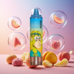 Fumot RandM Tornado 15000 Puffs Einweg-Vape Pfirsich Mango 25ml 850mAh Mesh Coil Schweiz großhandel