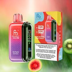 Fumot Tornado 20000 Puffs Schweiz Großhandel – 20ml E-Liquid, 850mAh Akku, Dual Mesh Coil, Kiwi Passionfruit Guava Geschmack