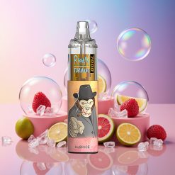 Fumot Tornado 7000 Einweg-Vape Lush Ice (Erfrischendes Eis) - 7000 Züge, 14 ML E-Liquid, 850 MAH, Mesh Coil, Schweiz Großhandel