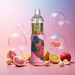 Fumot Tornado 7000 Einweg-Vape Pink Lemonade (Rosa Zitronenlimonade) – 7000 Puffs, 14 ML E-Liquid, 850 MAH, Mesh Coil, Schweiz Großhandel