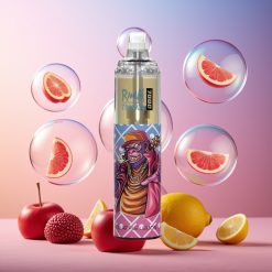 Fumot Tornado 7000 Einweg-Vape Roter Apfel Zitrone - 7000 Puffs, 14 ML E-Liquid, Mesh Coil, Schweiz Großhandel