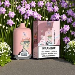 Fumot Tornado Digital Box 12000 Puffs Vape Erdbeer-Eis Schweiz Großhandel mit 20ml E-Liquid, Mesh Coil und Typ-C-Ladung