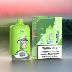 Fumot Tornado Digital Box 12000 Puffs Vape Himbeer-Wassermelone, 20ml E-Liquid, Typ-C-Ladung, Schweiz Großhandel