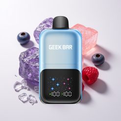 GEEKBAR 2GO 20ml 50000 Puffs Two Series Einweg-Vape Pen Heidelbeere-Himbeer-Eis, 5% Nikotinsalz, 3-stufige Aromen/Kühlung, Schweiz Großhandel