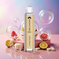 Hayati Pro Max 4000 Puffs Einweg-Vape Cream Tabak – 1400mAh, 2ml/10ml Tank, 2%/5% Nikotin, Schweiz Großhandel