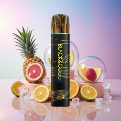 JNR Black&Golden 600+200 Puffs Einweg-Vape Ananas Eis, 800 Puffs, 550mAh, 2ml, Schweiz großhandel
