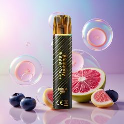 JNR Black&Golden 600+200 Puffs Wegwerf-Vape Blaubeer Bubble Gum - 800 Puffs, 550mAh, 2ml, Schweiz großhandel