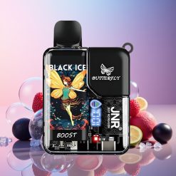 JNR Butterfly 8500 Puffs Einweg-Vape Schwarz Eis - 8500 Züge, 1200mAh, 15ml, Schweiz Großhandel