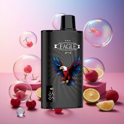 JNR EAGLE Smart 23000 Puffs Einweg-Vape Cherry Cola (Kirsch Cola) mit Digitalem Display, 1.0ohm Mesh Coil, 750mAh Akku – Schweiz Großhandel