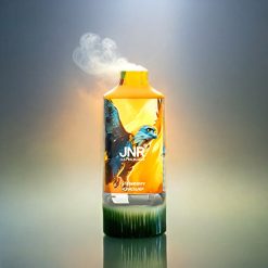 JNR Falcon 16000 Puffs Schweiz Großhandel – 850 mAh, 22ml, Dual Mesh Coil, Typ C & Lightning, Smart LED Display, Erdbeer Pina Colada