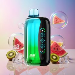 JNR Flex Ice 21000 Puffs Einweg-Vape Kiwi Wassermelone Eis – 26ml E-Liquid, Touch Screen, Schweiz Großhandel