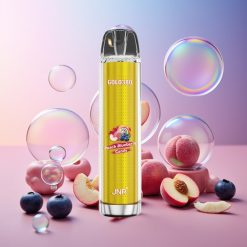 JNR Glod380 6000 Puffs Einweg-Vape Pfirsich Heidelbeere – 6000 Züge, 1500mAh, Schweiz Großhandel
