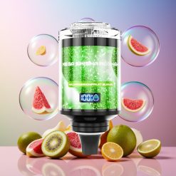 JNR Mega Shisha Hookah 100K Desktop Compatibility – 100000 Züge, 60ml Tank, 2200mAh Akku, Typ-C Ladung, Schweiz Großhandel – Kiwi Passionsfrucht Guave