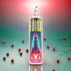 JNR Rocket X 12400 Puffs Cherry Watermelon Freeze – Kompakt, RGB-Beleuchtung, 22ml E-Liquid, Schweiz Großhandel