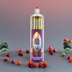 JNR Rocket X 12400 Puffs Erdbeer Traube – kompakt, 22ml E-Liquid, 850mAh, Typ-C Ladung, Schweiz großhandel