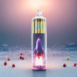 JNR Rocket X 12400 Puffs Grape Ice Schweiz Großhandel – Kompakt, RGB-Lichter, 22ml, Typ-C Ladung