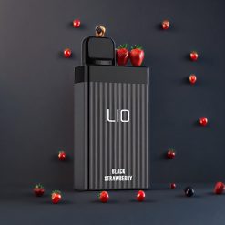LIO BOXX 4000 Puffs Einweg-Vape Schwarz Erdbeere – 650mAh, 10ml, Schweiz Großhandel