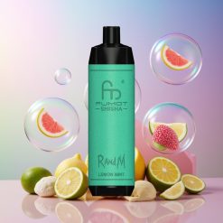 RandM Fumot Shisha 10000 Puffs Wegwerf-Vape Zitrone Minze - 18ml, 850 mAh, Typ-C, Schweiz großhandel