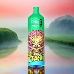 RandM Tornado 9000 Puffs 18 mL Mesh Coil RGB Display Strawberry Lemonade Schweiz Großhandel