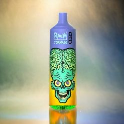 RandM Tornado 9000 Puffs mit 850 mAh Akku und 18 mL Fassungsvermögen - Straw Mango - Schweiz großhandel