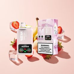 Razz Bar 40000 Puffs Einweg-Vape Erdbeer Banane & Red Bull Eis – Power Screen Display, 1.0Ω 2 Mesh Coil, 650 Mah Battery, Schweiz Großhandel