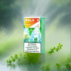 RELX Pod Pro 2 Schweiz Großhandel – 3%/5% Nikotin, 600 Züge, 1.9ml, 2/3 Pods/Pack, Lemon Mint (Zitronenminze)