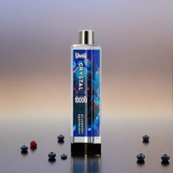 UWIN Crystal 10000 Puffs – 18ml, 650mAh, Typ-C, 0,8 Ohm Mesh, Blueberry-Himbeer, Schweiz Großhandel