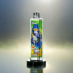 UWIN Crystal 10000 Puffs Schweiz Großhandel – 18ml E-Liquid, 650mAh, Typ-C, RGB-Lichter, Zwei Apfel Geschmack