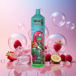 Uwin Tornado 35K Music Einweg-Vape Erdbeere Himbeere Kirsche Eis – 35.000 Züge, 600mAh Akku, Type-C, Schweiz Großhandel