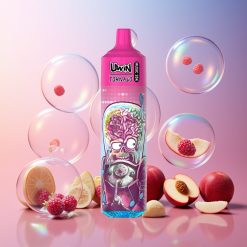 Uwin Tornado 35K Music Einweg-Vape Pfirsich-Beere – 35.000 Züge, 600mAh Akku, Type-C – Schweiz Großhandel