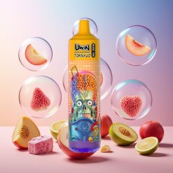 Uwin Tornado 35K Music Einweg-Vape Sommer Pfirsich Eis – 35.000 Züge, 600mAh, Typ-C, Schweiz Großhandel