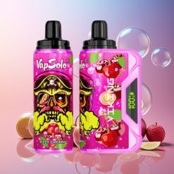 VapSolo VIKING 12000 Puffs Einweg-Vape Sprudelnde Kirsche 22ml 20/50 mg/ml Schweiz großhandel