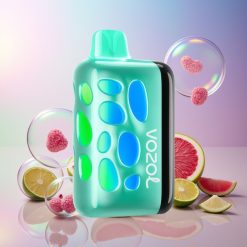 VOZOL RAVE 40000 Einweg-Vape – Cool Minze, 270° Leuchtendes Design, Beat-Synced Party Modus, 20/50mg/ml Nikotin, 1000mAh Akku, Schweiz großhandel