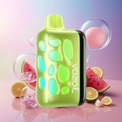 VOZOL RAVE 40000 Einweg-Vape Wassermelonen-Bubblegum – 270° leuchtendes Design, 80% Ladung in 20 Min, 1000mAh, Schweiz Großhandel